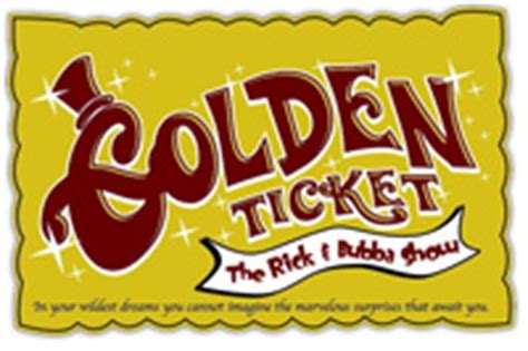Golden Ticket Seats Rick & Bubba Show Studio, Thu Jul 22, 2021 - We at the Rick and Bubba Show love inviting you, the listeners of the show, to come and see the show close up and personal. . Rick and bubba golden ticket seats